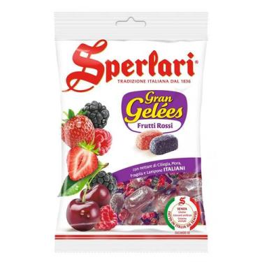 Imagem de Bala Gelatinosa Frutas Sabor Cereja Amora Morango Framboesa Sperlari  