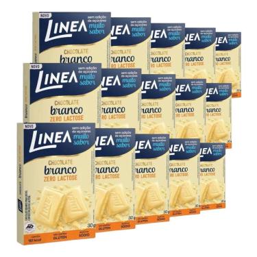 Imagem de Chocolate Linea Zero Açúca 15 De 30Gr Branco Zero Lactose