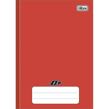 Imagem de Caderno Brochura Pequeno D+ Vermelho 96 Folhas Tilibra
