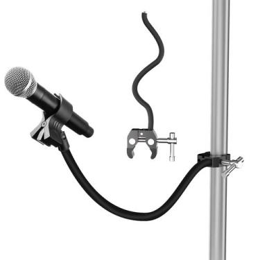 Imagem de Suporte de microfone Gooseneck Mippko, braço flexível e ajustável