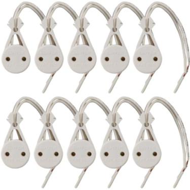 Imagem de 10 Soquete G13 Tomadinha com Encaixe para Eletrocalha Fio 125mm - BLUM