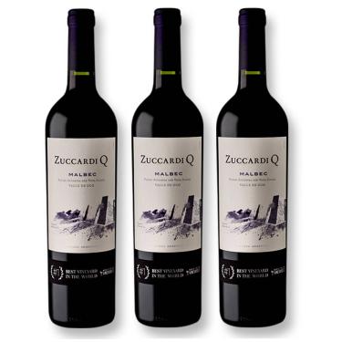Imagem de Kit 03 Unidades Vinho Zuccardi Q Malbec 750ml