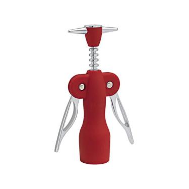 Imagem de Saca Rolha Abridor De Garrafas Vinho Aço Inox Tipo Borboleta