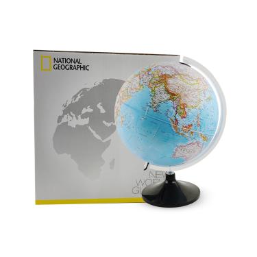 Imagem de Globo Terrestre Decorativo Iluminado Carbon Calssic 30cm National Geographic Tecnodidattica