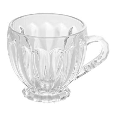 Imagem de Xícara De Cristal 200ml Incolor Renaissance Caneca Luxo Para Servir Ca