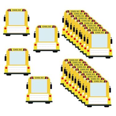 Imagem de IEUDNS 24 Peças Etiquetas de Nome de Mesa Adesivos para Escrever Suavemente Placas de Identificação com Fotos para Crianças para Mesa