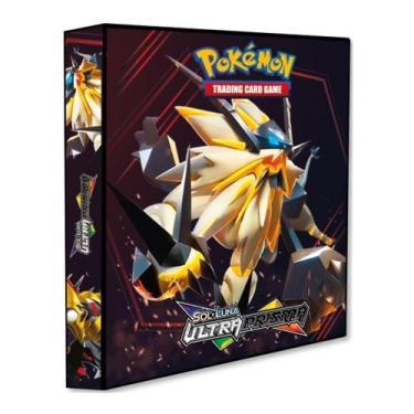 Imagem de Álbum Pasta Fichário Pokémon Sol & Lua Ultra Prisma Capa Dura Reforçad