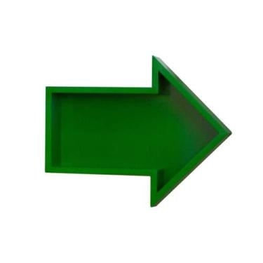 Imagem de Nicho Seta Verde Prateleira Decorativa Para Quarto Infantil Menina Men