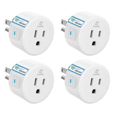 Imagem de Soquete WiFi Smart Plug EIGHTREE de 5 GHz e 2,4 GHz Alexa Google