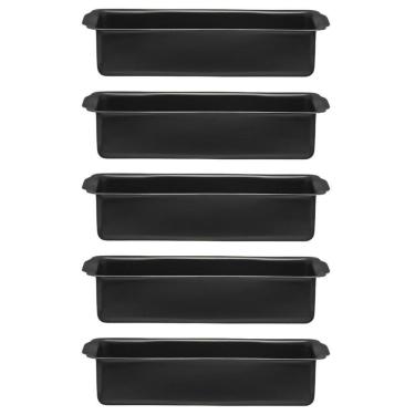 Imagem de Forma Assadeira Para Pão Retangular Antiaderente 1,3L 05 Un