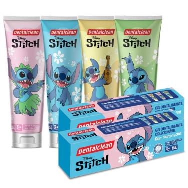 Imagem de Gel Dental Infantil Stitch Sabor Morango 104G - Dentalclean