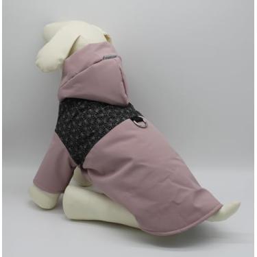 Imagem de Sugar Coat Casaco quente para animais de estimação para inverno frio roupas para cães e gatos parca de neve acolchoada com anel de coleira - Julian (Lilás, M)