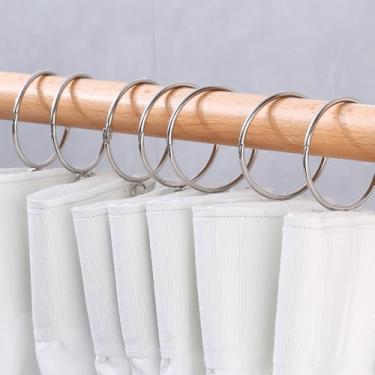 Imagem de Ganchos de cortina Clipes para pendurar cortinas à prova de ferrugem Clipes de varão de cortina para roupas de chuveiro, gancho de chapéu, decoração de casa, 3,8 cm