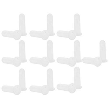 Imagem de Phefop Bebedor de Bico de Cordeiro, Tetina de Gel de Sílica para Alimentação Fácil, Bico de Garrafa de Leite de Cordeiro Com 10 Pacotes para Cabras e Ovelhas