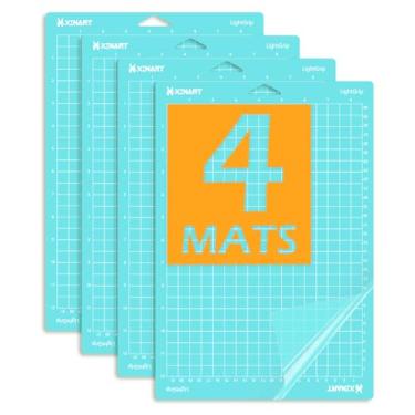 Imagem de Xinart Tapetes de corte para Cricut Joy Xtra Light Grip adesivo azul tapetes de corte para Cricut Joy Xtra (adesivo leve 21,6 x 30,5 cm, 4 tapetes)