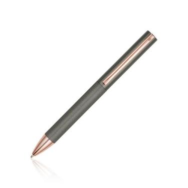 Imagem de Caneta Crown Personalizada Athenas Esferográfica, Preta (clip rose)