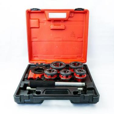 Imagem de Jogo de tarraxa rosca porta cossinete com catraca, 1/4-1/2-3/4-1-1.1/4