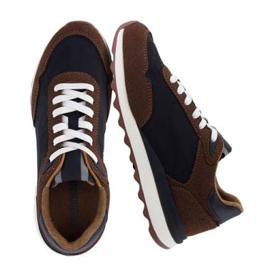 Imagem de CUSHIONAIRE Women's Kicks lace up Nylon Sneaker +Comfort Foam, Wide Widths Available, Brown/Black 9 W