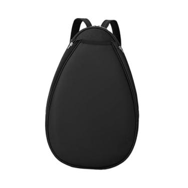 Imagem de Aymzbd Bolsa de Tênis Impermeável, Elegante E, com Capa para Raquete, para Homens E Mulheres – Ideal para Pickleball, Badminton E Tênis, Preto L