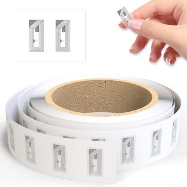 Imagem de Etiquetas NFC Adesivo com chip NTAG215 NFC Etiquetas adesivas transparentes RFID Regravável 504 bytes memória adequada para todos os dispositivos habilitados para NFC e smartphones (500)
