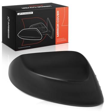 Imagem de A-Premium Tampa do espelho retrovisor do lado do passageiro - compatível com Toyota Corolla 2020 2021 2022 2023 2024 - Preto liso