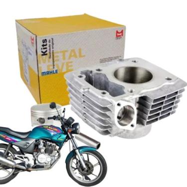 Imagem de Kit Cilindro Motor Pistão Anel Cbx 200 Strada XR 200 NX 200 93 94 95 9