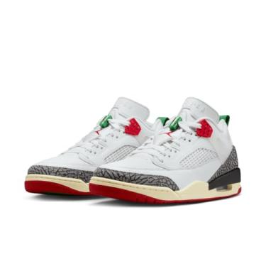 Imagem de Jordan Tênis masculino Spizike Low SE (IM7425-100, branco/vermelho universitário/preto/vela), Branco/vermelho universitário/preto/vela, 42