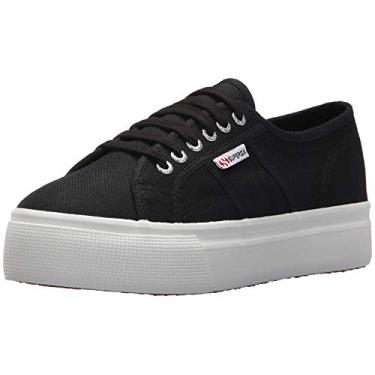 Imagem de T nis feminino Superga 2790 Acotw Fashion, Black/White, 6