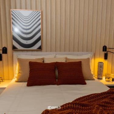 Imagem de Painel Ubá Santa Luzia em Poliestireno Barra 2,80m - Carvalho - Carval