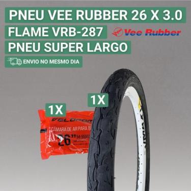 Imagem de Pneu Vee Rubber 3.0 Melhor que Pneu Kenda Flame Aro 26 3.0 Pneu Aro 26