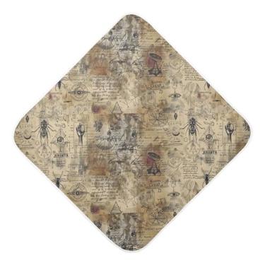 Imagem de Toalhas de bebê com capuz toalha de bebê absorvente ultra macia rosa flor musselina algodão toalhas de banho para recém-nascidos bebês 76 x 76 centímetros