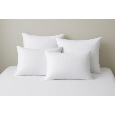 Imagem de 4 unidades Travesseiro 50x70cm – Fibra de Bambu, 200 Fios, Antiácaro, Antialérgico e Anti-Mofo