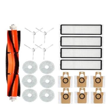 Imagem de Kit de acessórios com sacos para pó, filtros e lenços de limpeza - Compatível com os robôs aspiradores Xiaomi Mi Home Omni 1S/2/C102CN/B101CN/B116/X10+ e Dreame L10s Ultra/S10 Pro.(21pcs)