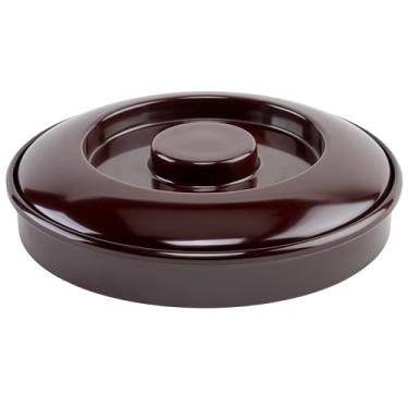 Imagem de G.E.T. Enterprises TS-800-BR Servidor de tortilha marrom 19,7 cm com tampa Viva México, melamina (pacote com 12)