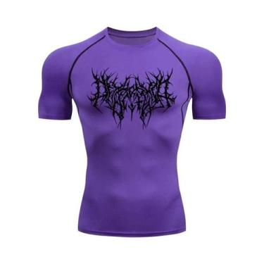 Imagem de Camiseta De Compressão Masculina De Secagem Rápida Para Fitness E Corr
