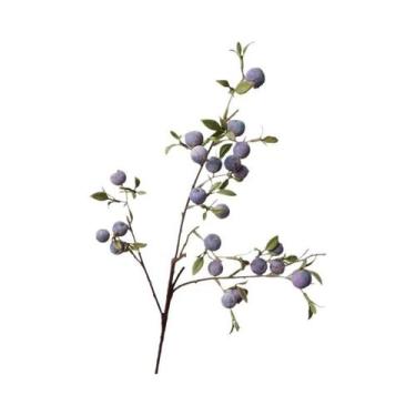 Imagem de Enfeites De Natal Em Forma De Maçã Com Ramos Longos Flores Artificiais