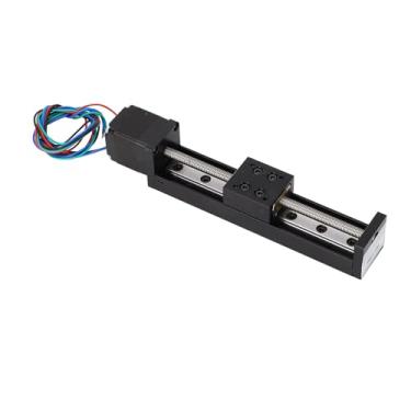 Imagem de WALFRONT Mini Atuador Deslizante de Trilho de Guia Linear 100mm Mesa de Movimento Linear de Alumínio para Viagem Design de Guia único para Eixo X Y Z