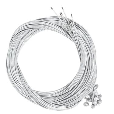 Imagem de Luqeeg Linha de Freio de Bicicleta Elétrica, Acessório de Ciclismo de Metal de Longa Duração de 20 Peças de Alta Qualidade para Bicicletas Elétricas, 2,5 M de Comprimento, 1,6 Mm de Espessura, para