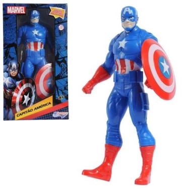 Imagem de Boneco Marvel CAPITÃO AMÉRICA All Seasons 22cm X-men - Boneco dos Ving