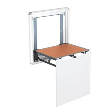 Imagem de TRGCJGH Cadeira dobrável de parede banco invisível para troca de sapatos, cadeira de banco dobrável montada na parede, assento ultrafino, silencioso com placa de metal, economia de espaço, adequado
