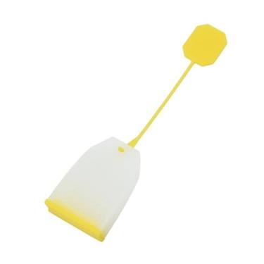 Imagem de Infusor de chá de silicone – Coador de chá de folhas soltas reutilizável de grau alimentício (6,5 x 4,2 cm) com etiqueta para pendurar, pode ser lavado na lava-louças para casa/escritório/amantes de