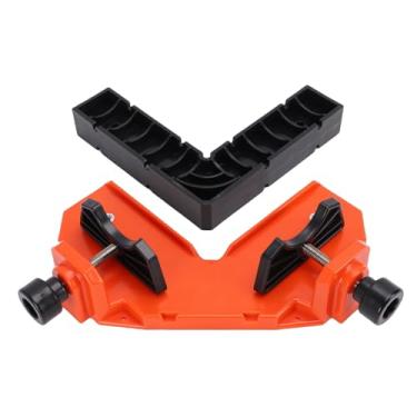 Imagem de Fafeicy Conjunto de Braçadeira de ângulo Reto, Braçadeira de Madeira de 90 Graus Com Chave de Liberação Rápida para Móveis de Gaveta de Gabinete, Plástico ABS Forte Posição Durável