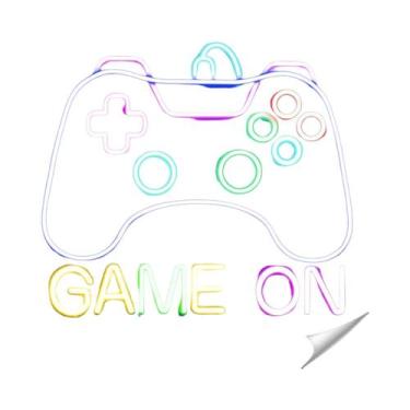 Imagem de Letreiro LED Neon Gamer Com Controle De Jogo, Luz Noturna Para Decoraç