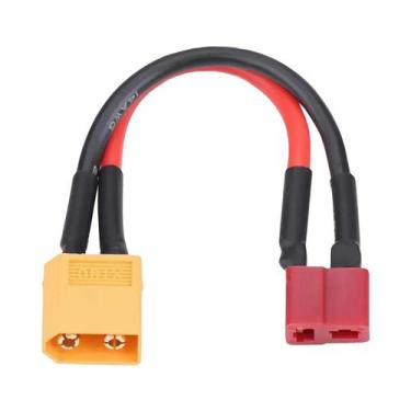 Imagem de Adaptador De Bateria Lipo RC XT60 Para Conector T Plug Deans Macho E F