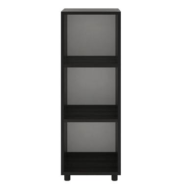 Imagem de Estante Livreiro Modular 3 Nichos Austin Drd Móveis Preto Perfect Touch