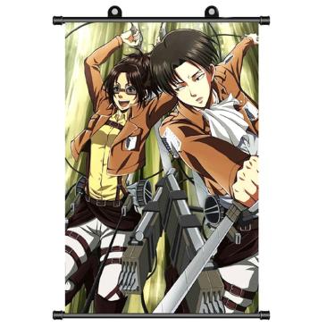 Imagem de Pôster de decoração de parede Attack on Titans Levis Ackermans