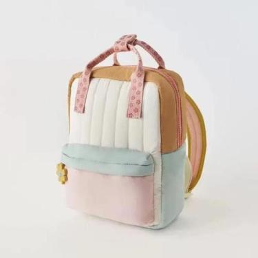 Imagem de Mochila Infantil Leve E Fofa Com Estampa De Girassol, Bolsa Escolar Co