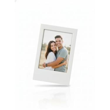 Imagem de Porta Retrato Magnético Para Câmeras Fujifilm Instax - Fotos 8x5| Ideal para Colecionadores, Decoração de Casa, Lembranças de Viagem e Presente(3 Unidades,Branco)