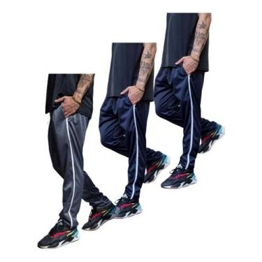 Imagem de Kit 3 Calças Tecido Forrado Modelo Slim Skinny Esportiva 082 - J94 Con
