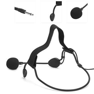 Imagem de Dioche Microfone Profissional Com Gancho de Orelha de 6,35 Mm Microfone de Fone de Ouvido Dinâmico para WH20TQG Instrumentos Musicais Guitarra Sax Tambor Mixer de áudio DJ Cantando PC